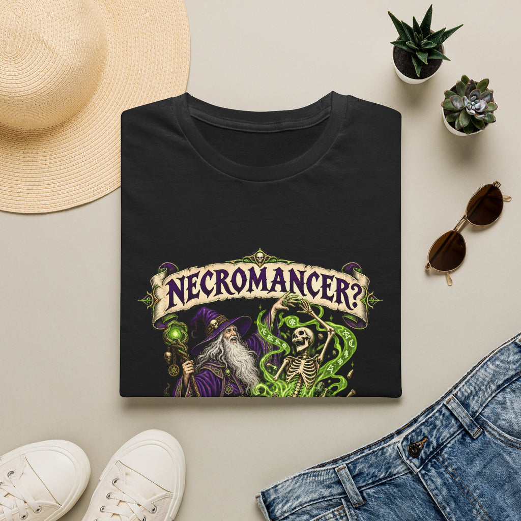 Necromancer? I Prefer People Recycler T-Shirt | Funny Gothic Halloween Tee