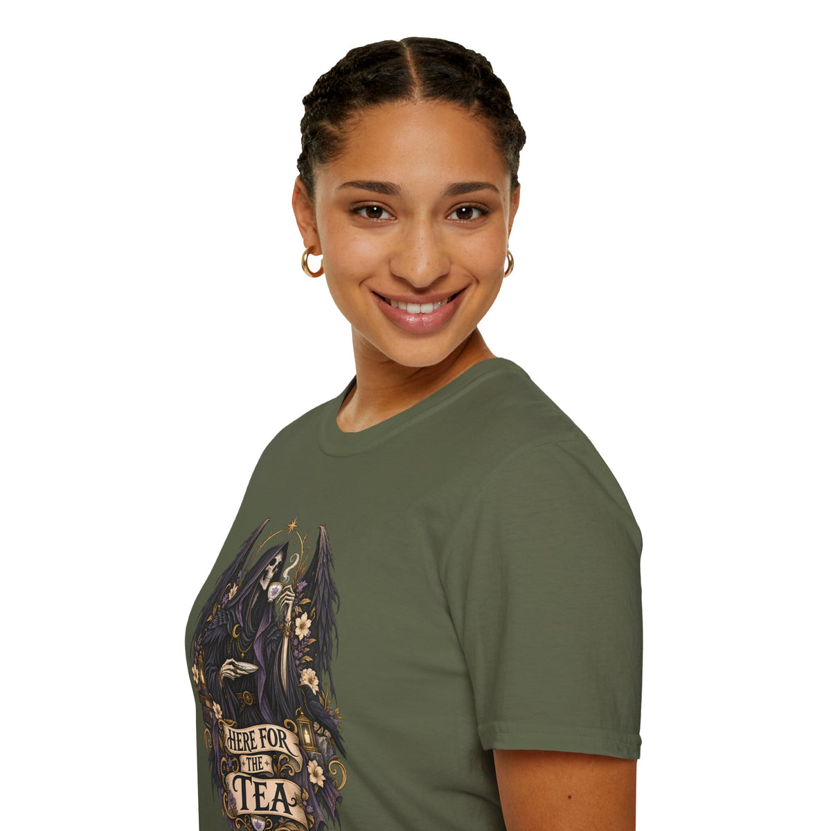 Here for the Tea | The Suriel ACOTAR Character Graphic T Shirt