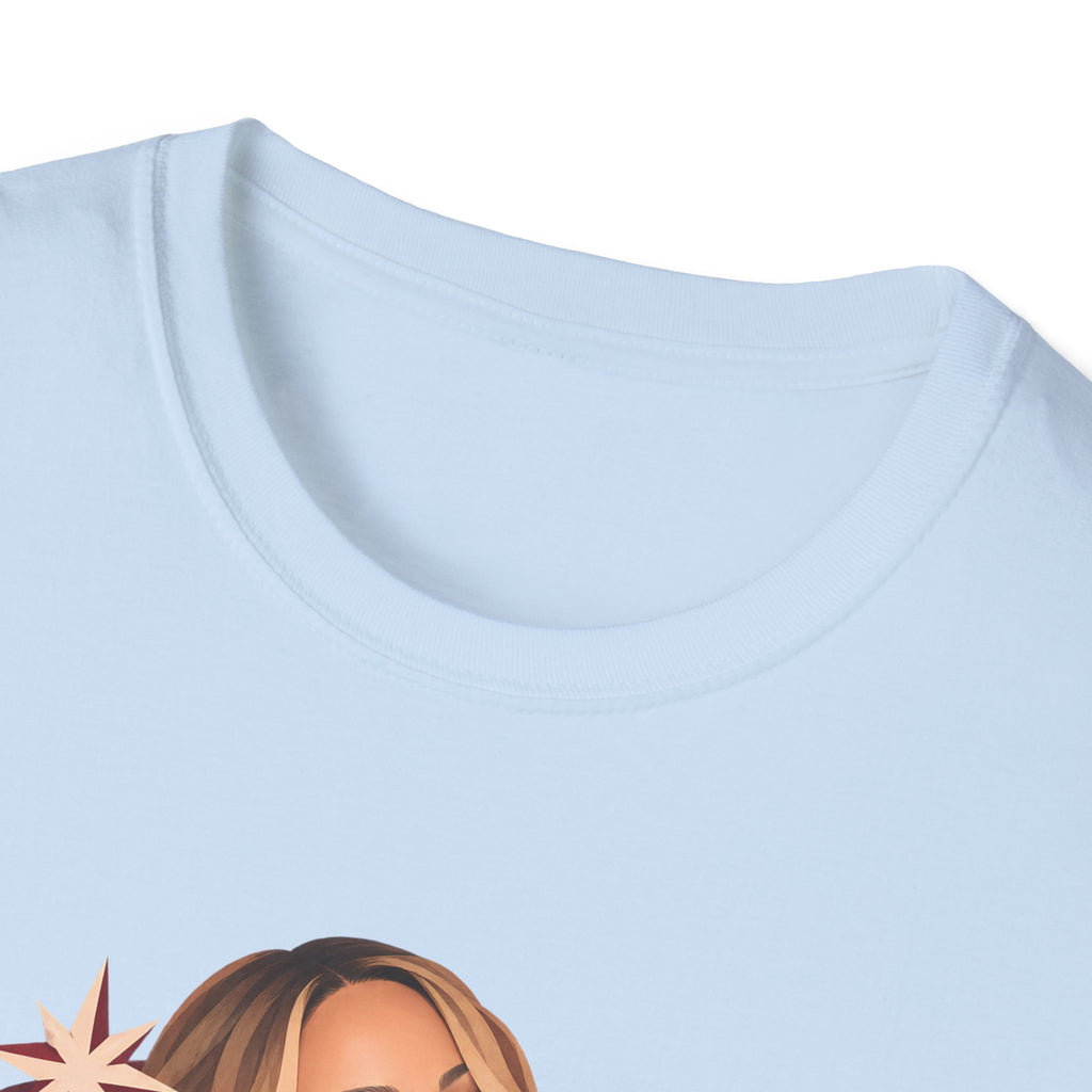 Mariah Carey | Holiday Diva Graphic Tee | Retro Red Star Portrait