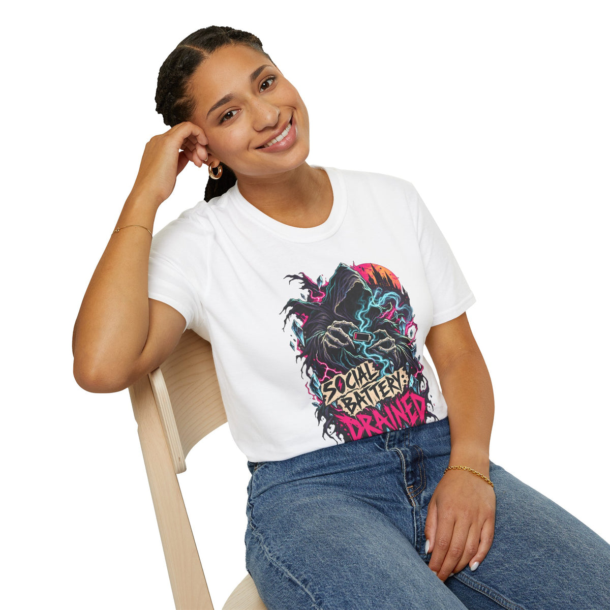 Socially Drained | Dementor | Harry Potter Graphic Tee