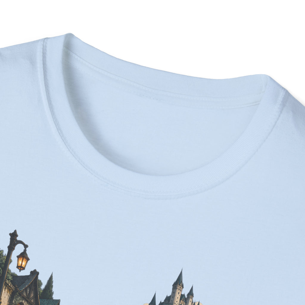 Quests and Adventures | Japanese Style | Anime Fantasy Dragon Castle T Shirt