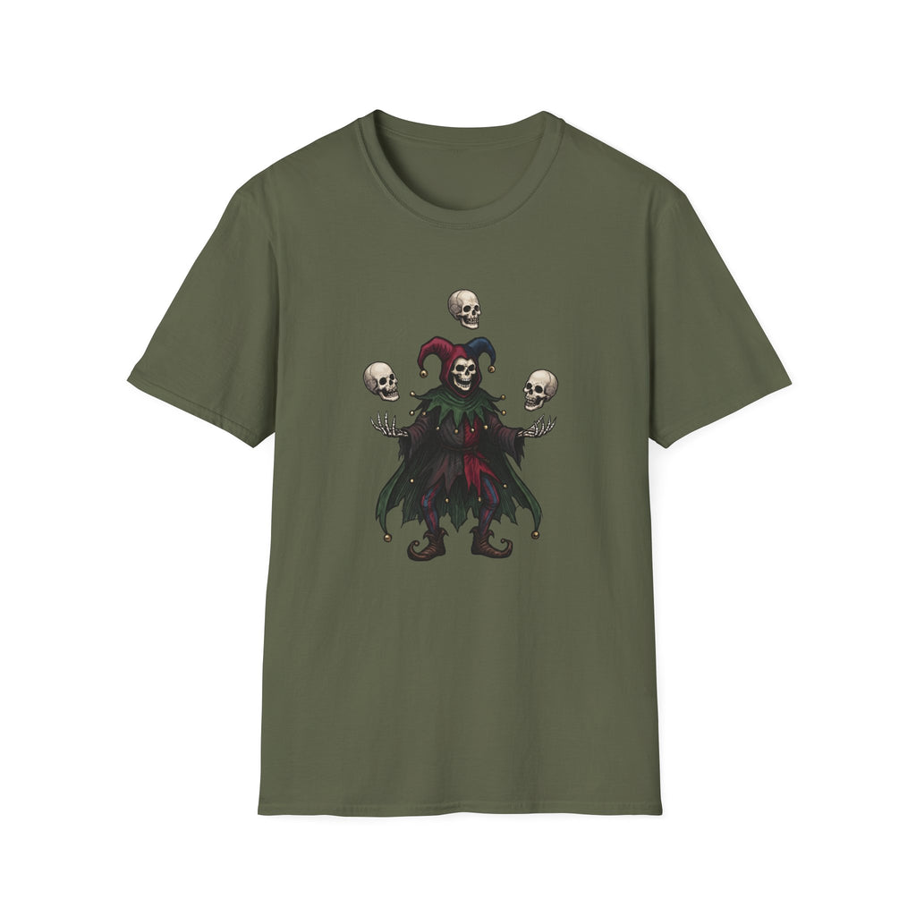 Juggling with Death - Gothic / Dark Fantasy Skeleton T-Shirt