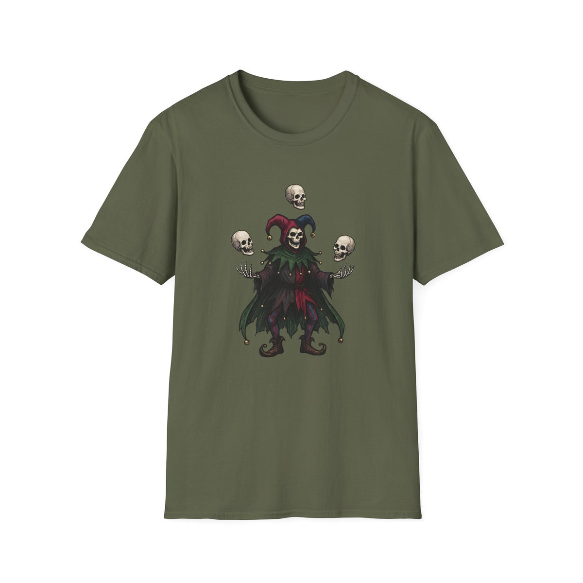 Juggling with Death - Gothic / Dark Fantasy Skeleton T-Shirt