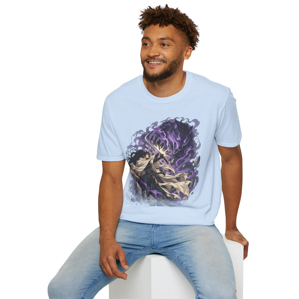 Trial of the Wolf | Samurai Anime Storm Warrior T-Shirt
