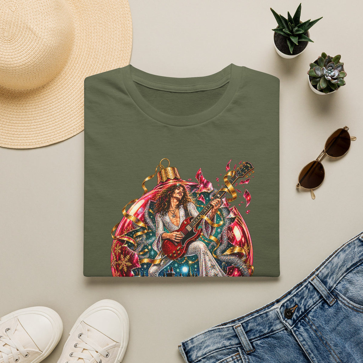 The Darkness | Christmas Glam Rock Band T-Shirt