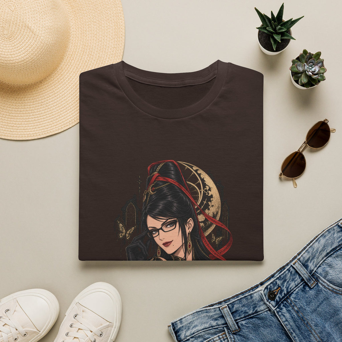 Bayonetta | Sexy Pin Up Gothic Anime Sorceress T-Shirt