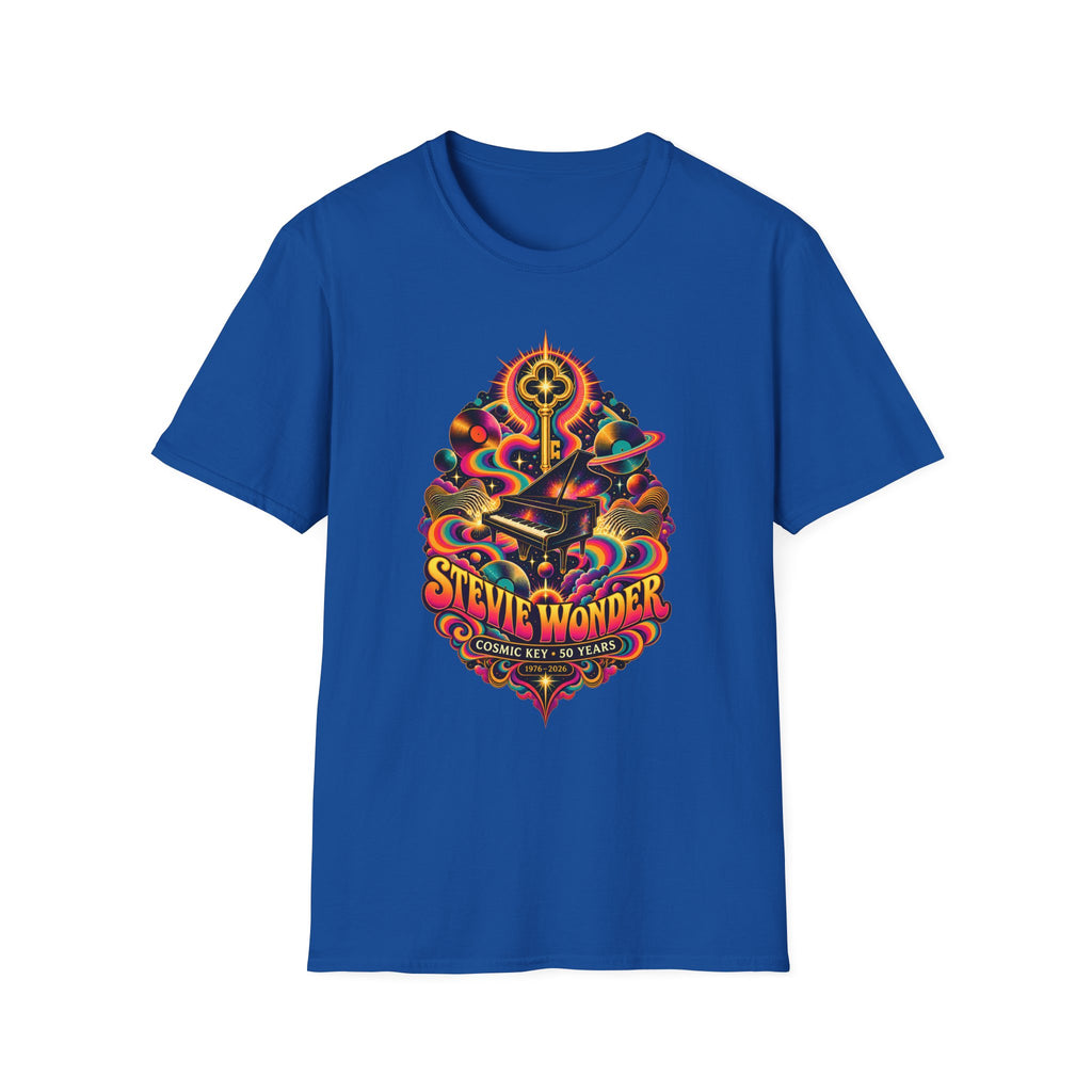 Stevie Wonder Psychedelic Key Songs In The Key of Life T-Shirt