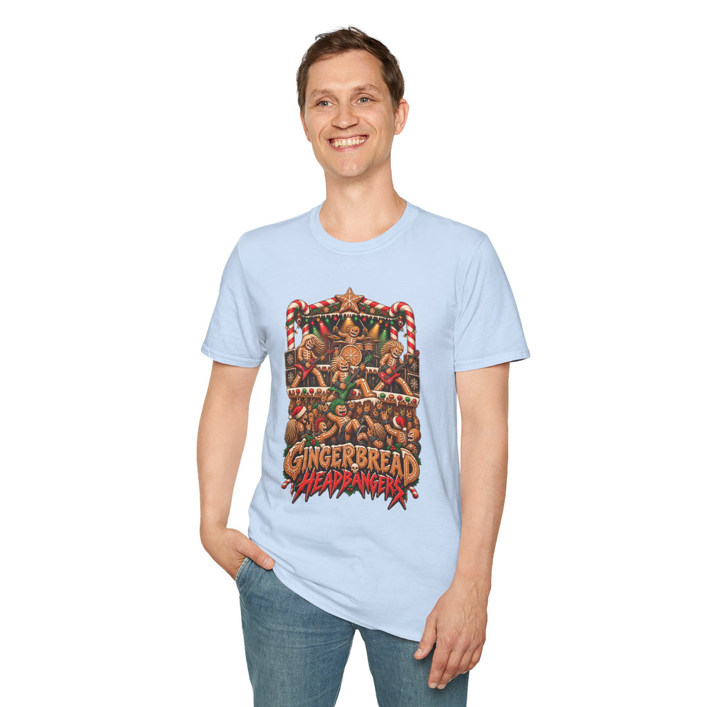 Gingerbread Headbangers | Christmas T-Shirt