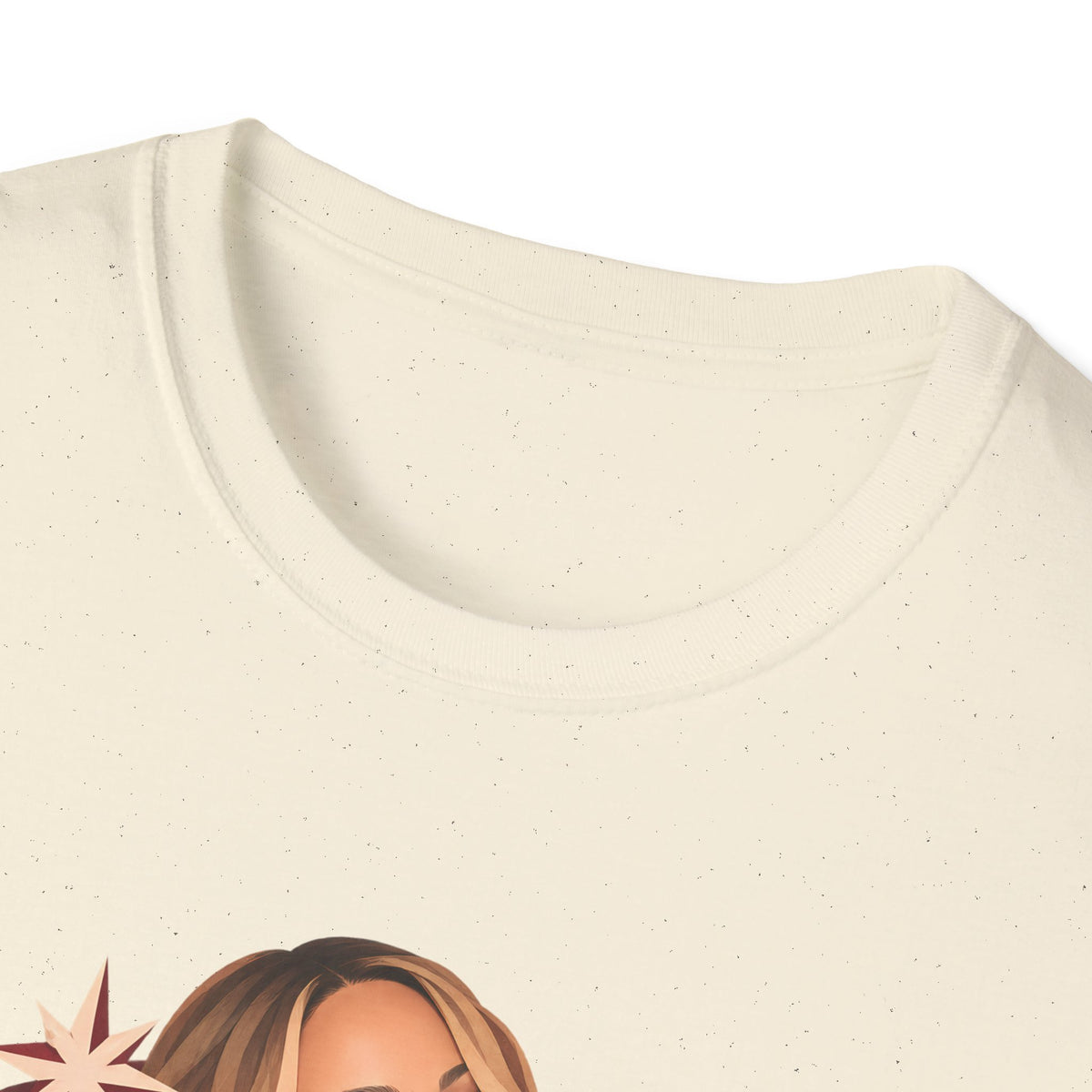 Mariah Carey | Holiday Diva Graphic Tee | Retro Red Star Portrait