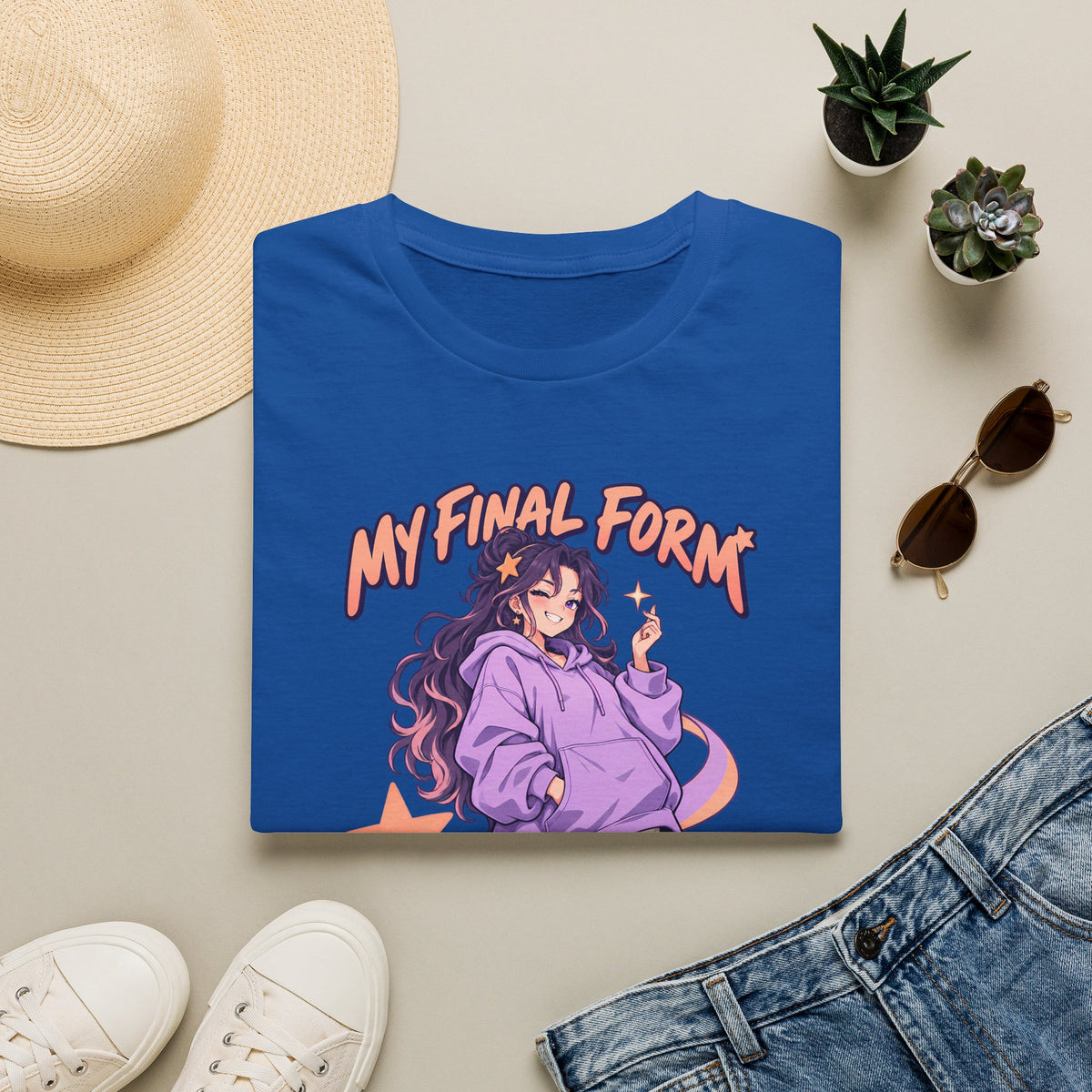 My Final Form Has Pockets | Cute Anime Girl Graphic Tee