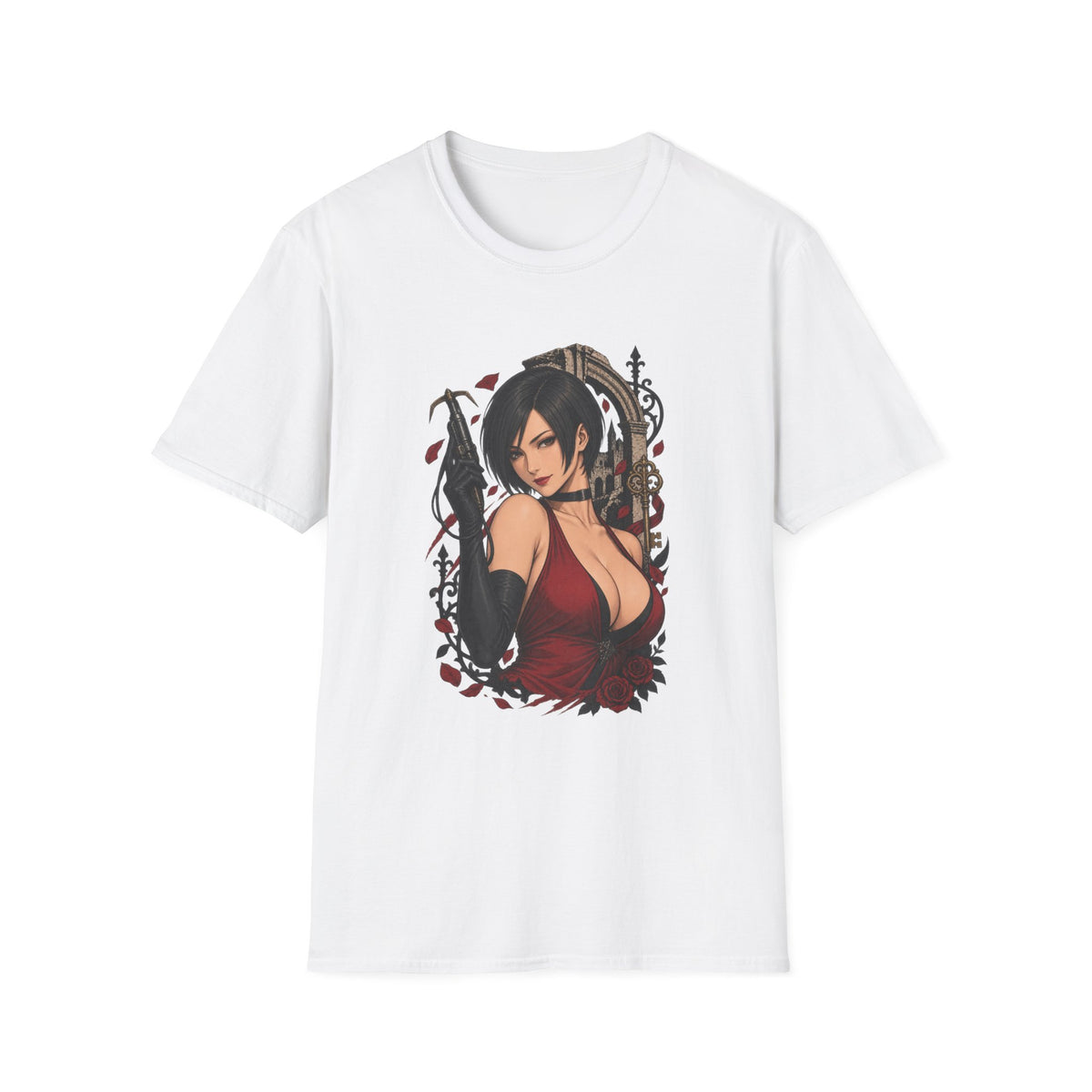 Ada Wong | Residsent Evil Gothic Anime Pin Up Girl T-Shirt