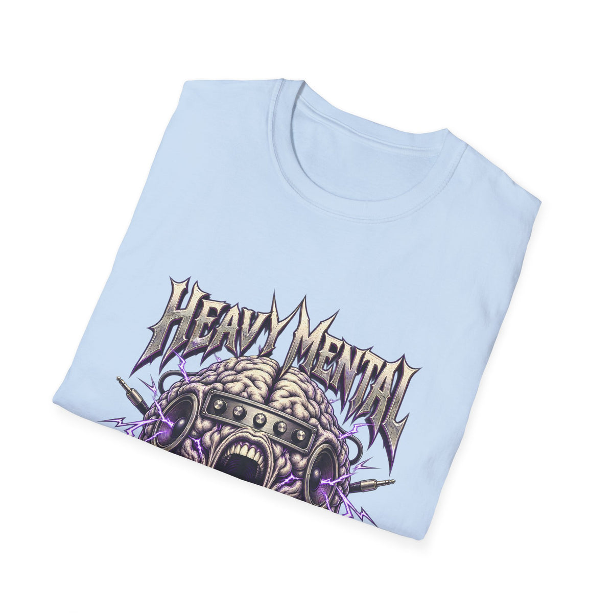 Heavy Mental T-Shirt | Live In My Head' Metal Graphic Tee