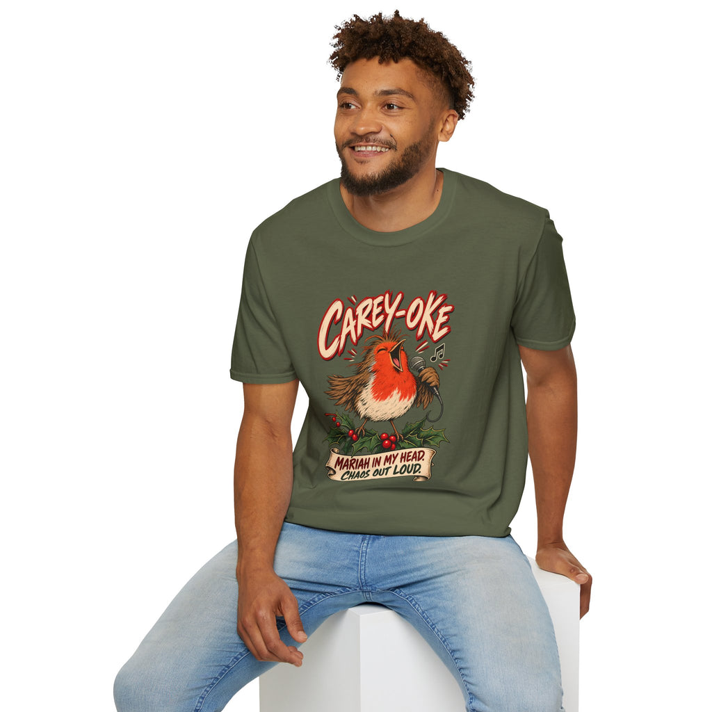 Robin 'Carey-oke' T-Shirt | Mariah in My Head Funny Holiday Tee