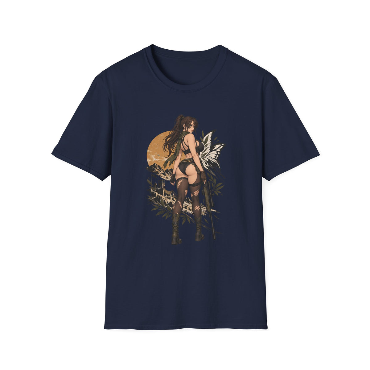 Metal Gear | Quiet | Sexy Pin Up Fantasy Sniper Girl T-Shirt
