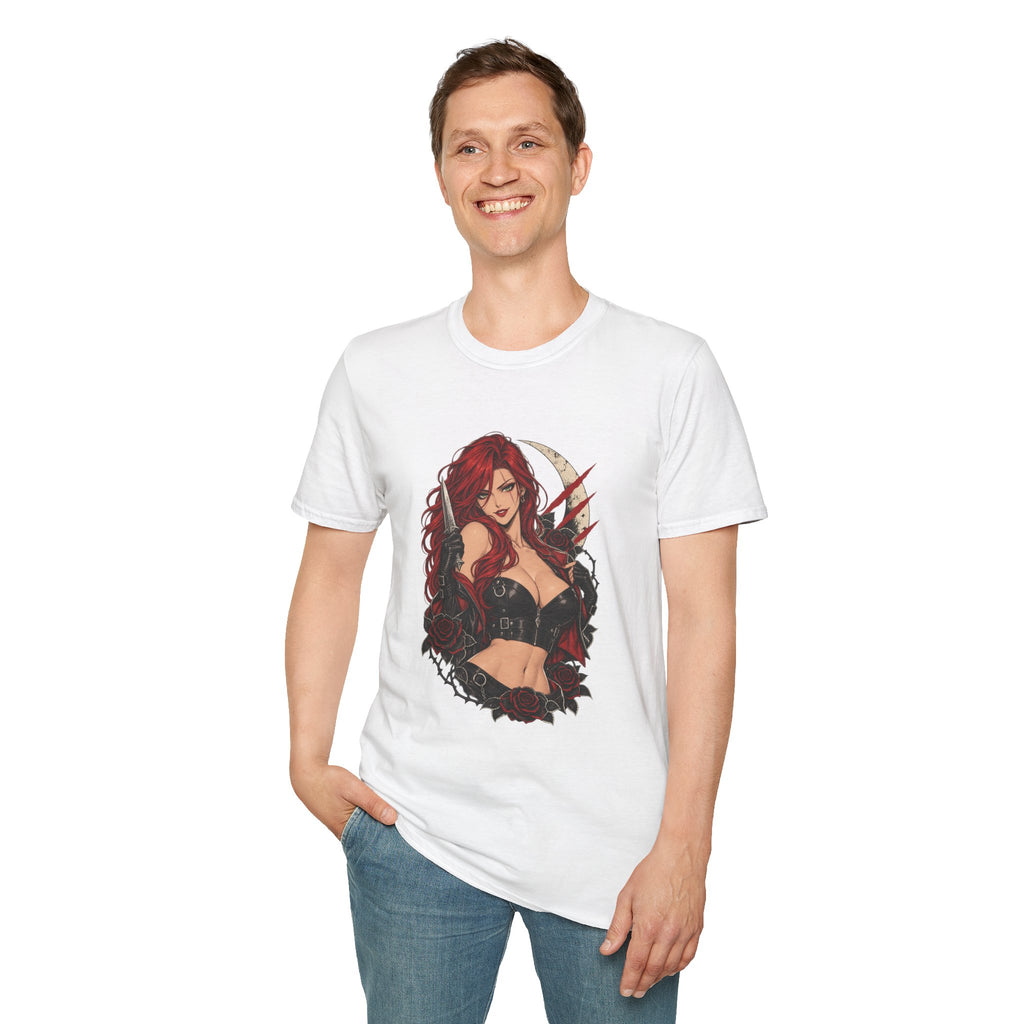 Katarina | League of Legends | Gothic Redhead Pin Up Assasin T-Shirt