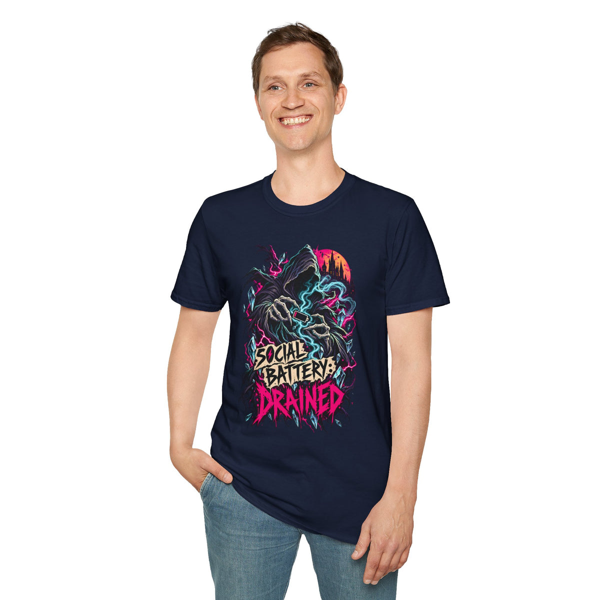 Socially Drained | Dementor | Harry Potter Graphic Tee