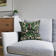 There Is No Spoon Sci Fi Cyberpunk Cushion | Decorative Sofa Pillow