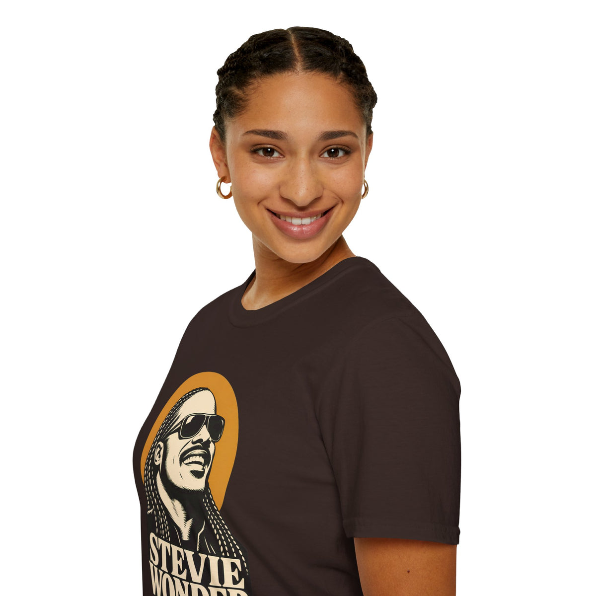Stevie Wonder Graphic T-Shirt - Retro Soul Music Tee