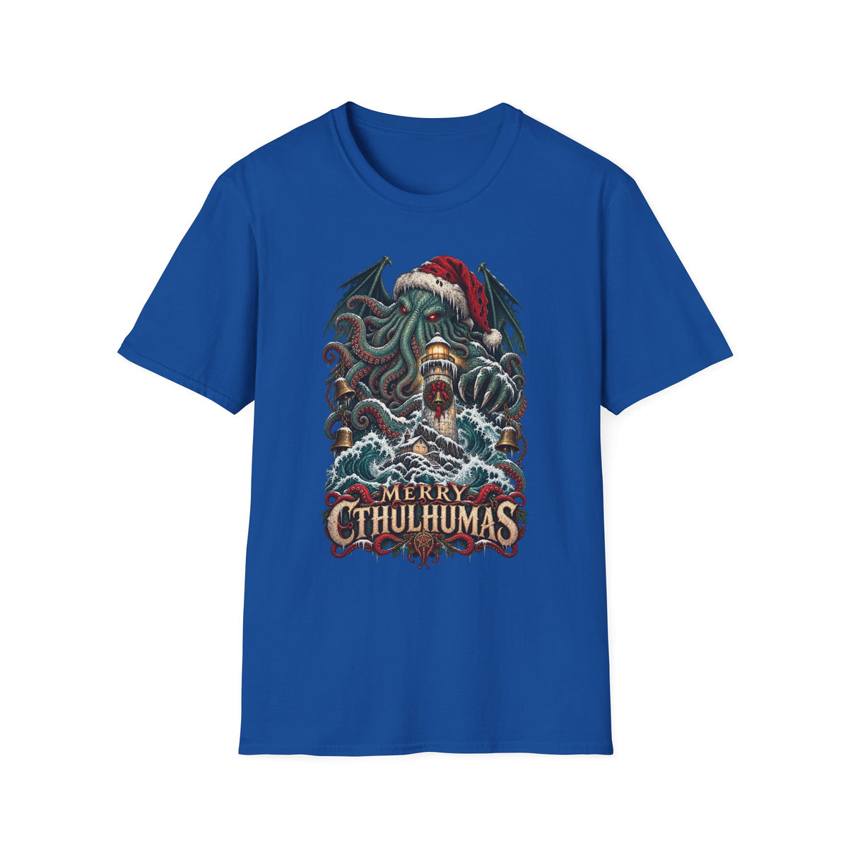 Merry Cthulhumas | Cthulhu Christmas T-Shirt