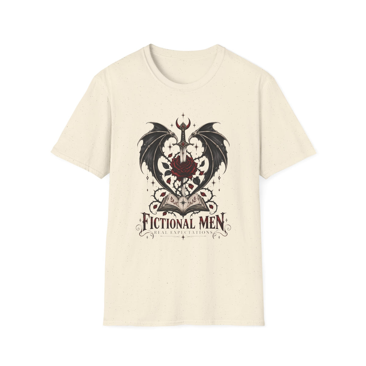 Fictional Men Real Expectations | ACOTAR Inspired Graphic T Shirt
