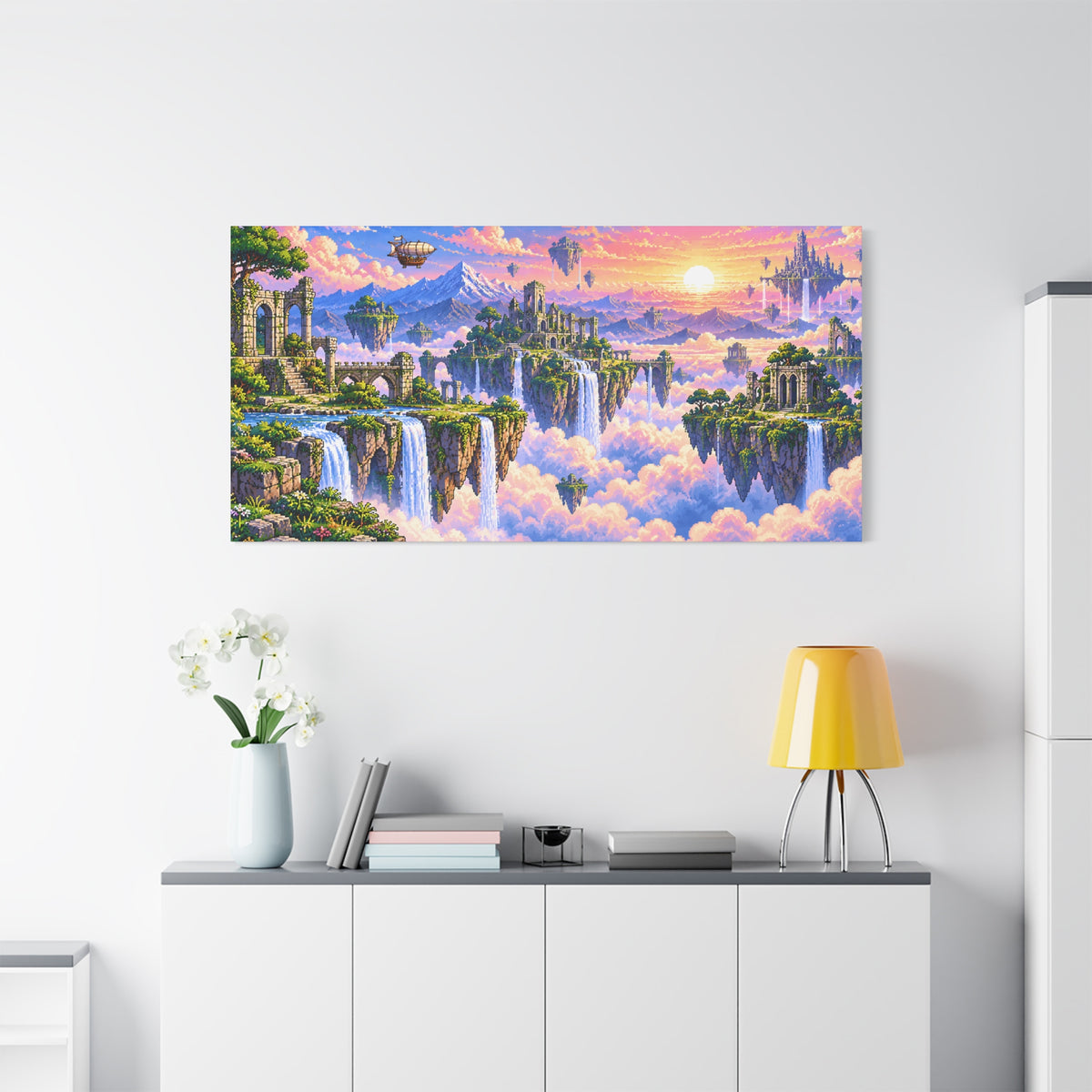 Floating Realms Fantasy Canvas Wall Art