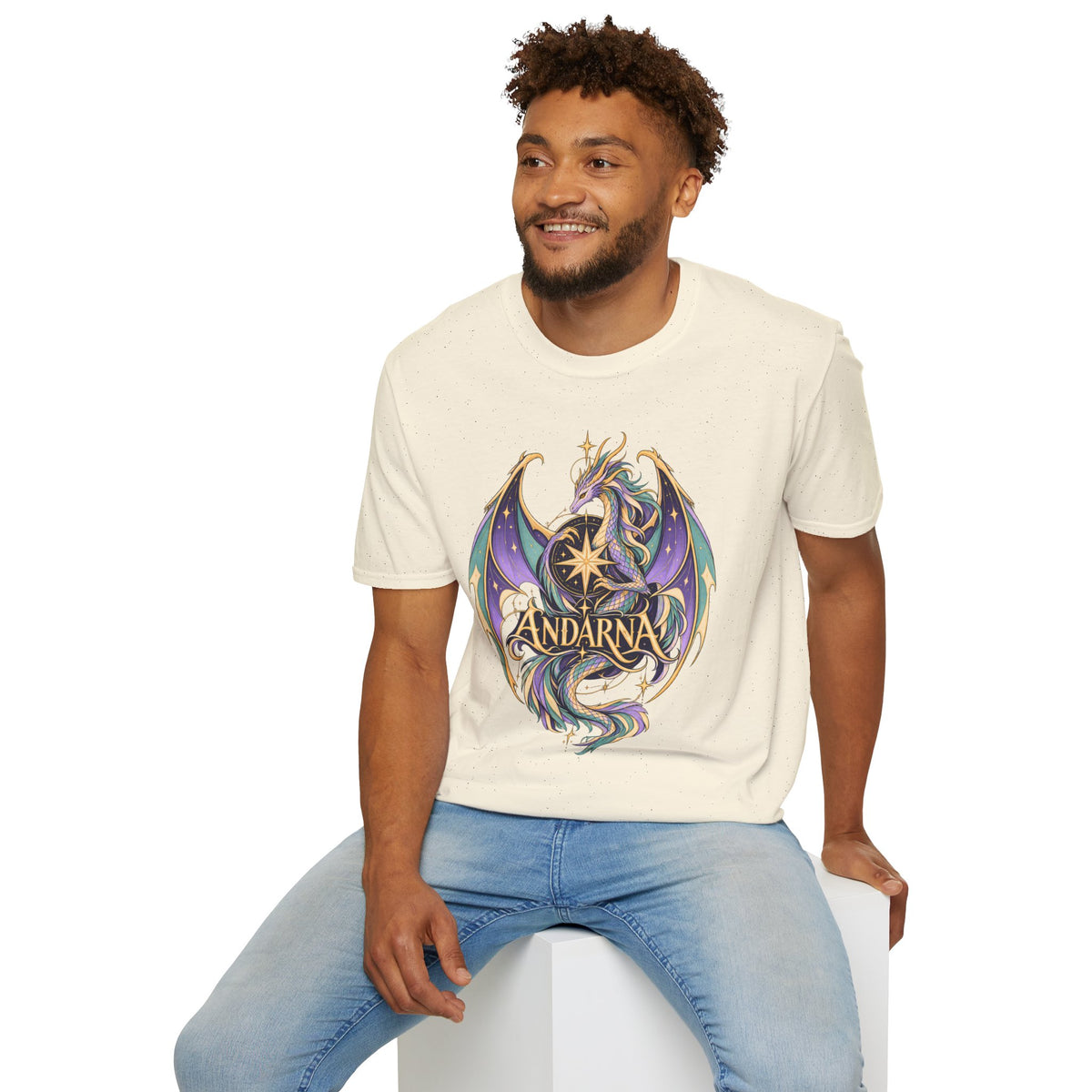 Andarna | Onyx Storm Dragon Graphic T-Shirt | Book Inspired