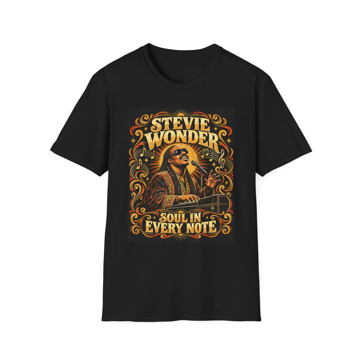 Stevie Wonder | Soul in Every Note | Vintage Tribute Tee