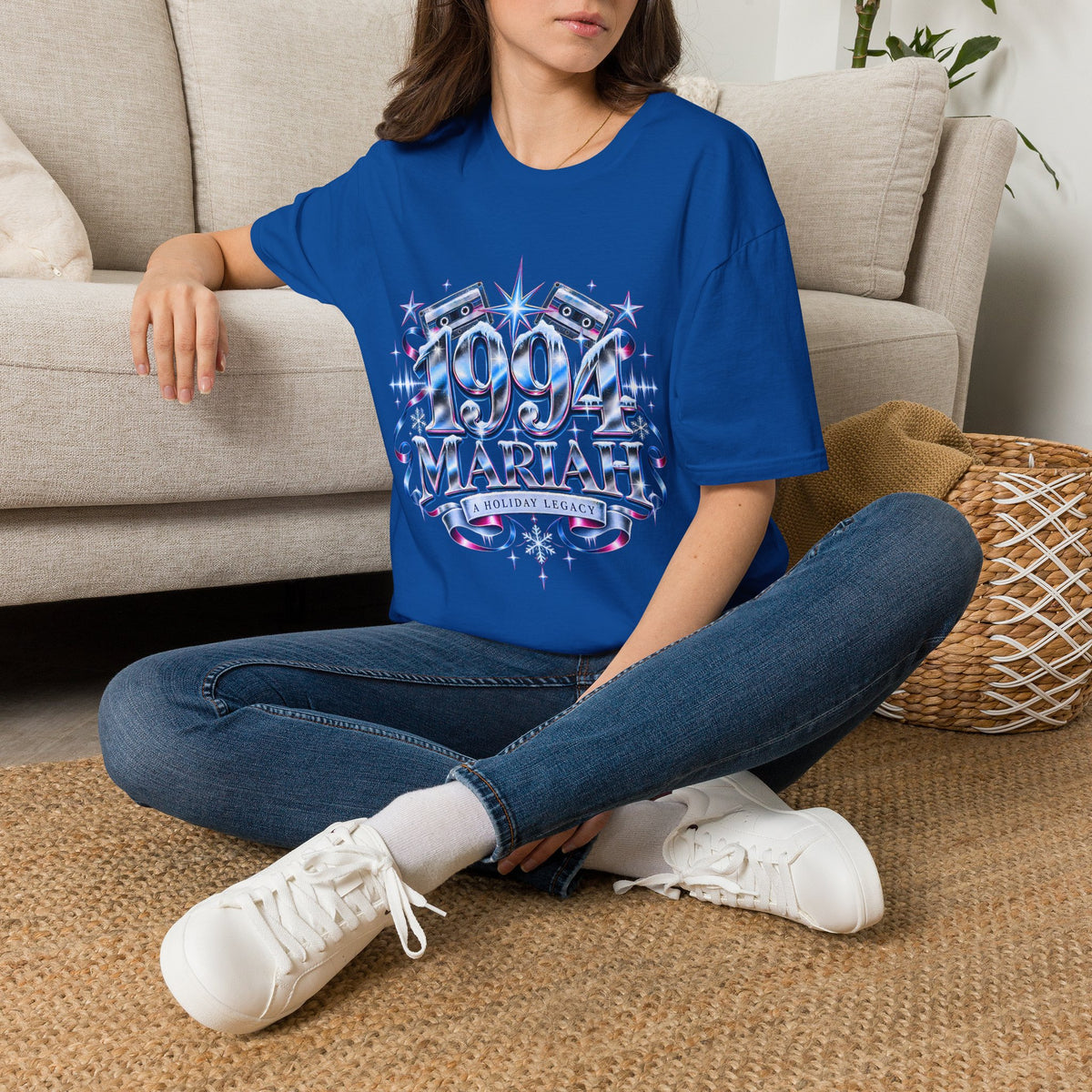 1990s Mariah Carey Graphic T-Shirt | Retro Cassette Pop Vintage Tour Style