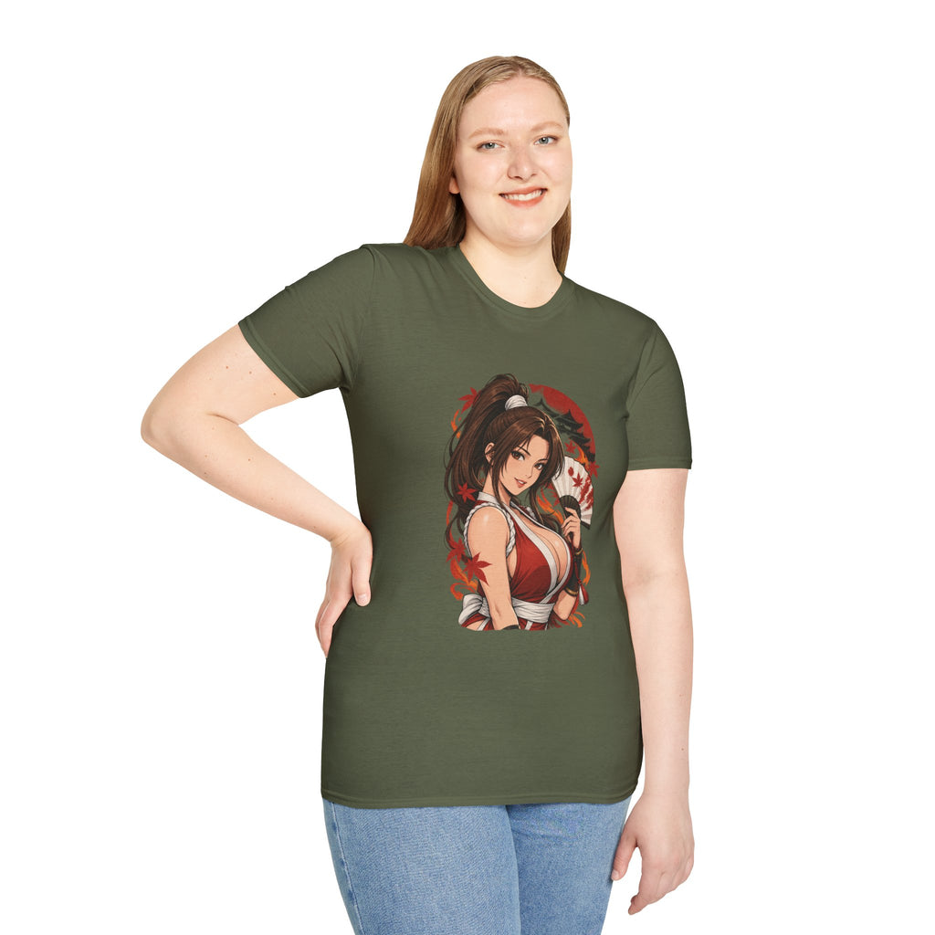 Mai Shiranui | Fatal Fury | Anime Pin Up Kimono Girl T-Shirt