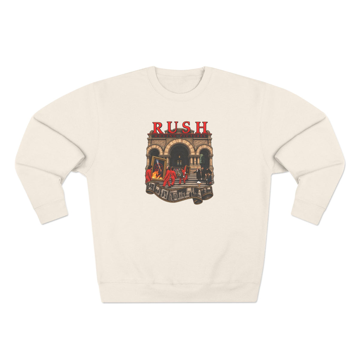 Rush | Moving Pictures | Band Album Art Crewneck Sweatshirt