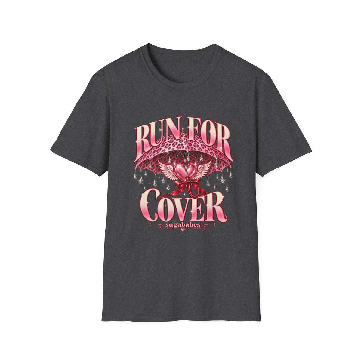 Run For Cover | Sugababes | Pink Umbrella Graphic T Shirt