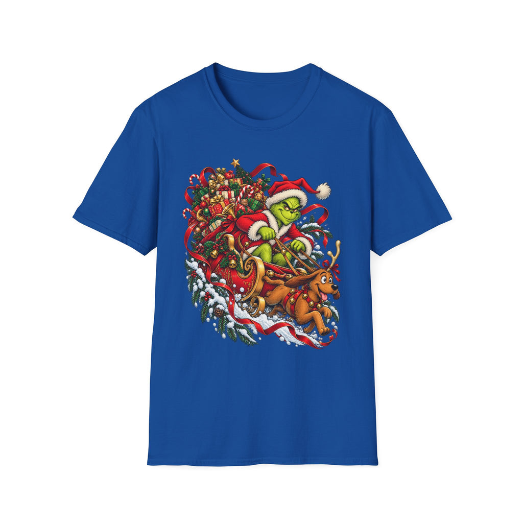 Grinch & Max Sleigh Ride | Funny Christmas T Shirt