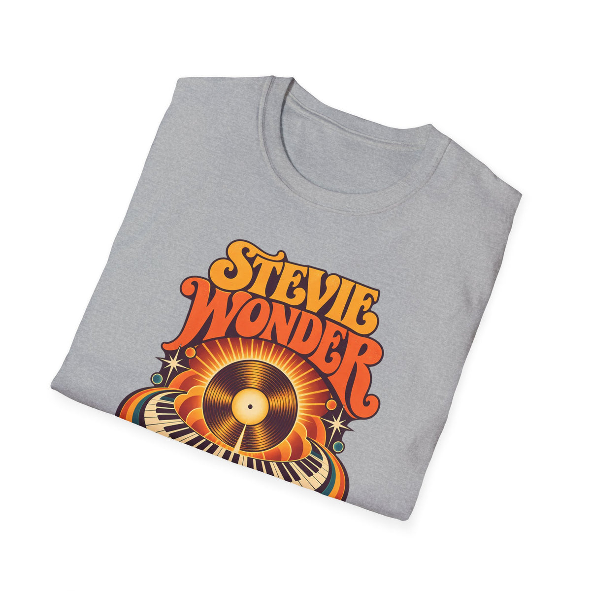 Stevie Wonder Retro Vinyl Tee - Songs In The Key Of Life Graphic T-Shirt