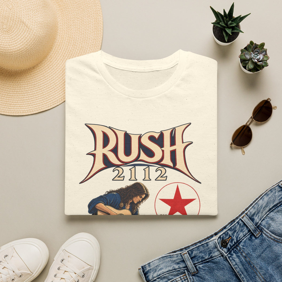 Rush | 2112 | Acoustic Guitar | Prog Band T-Shirt