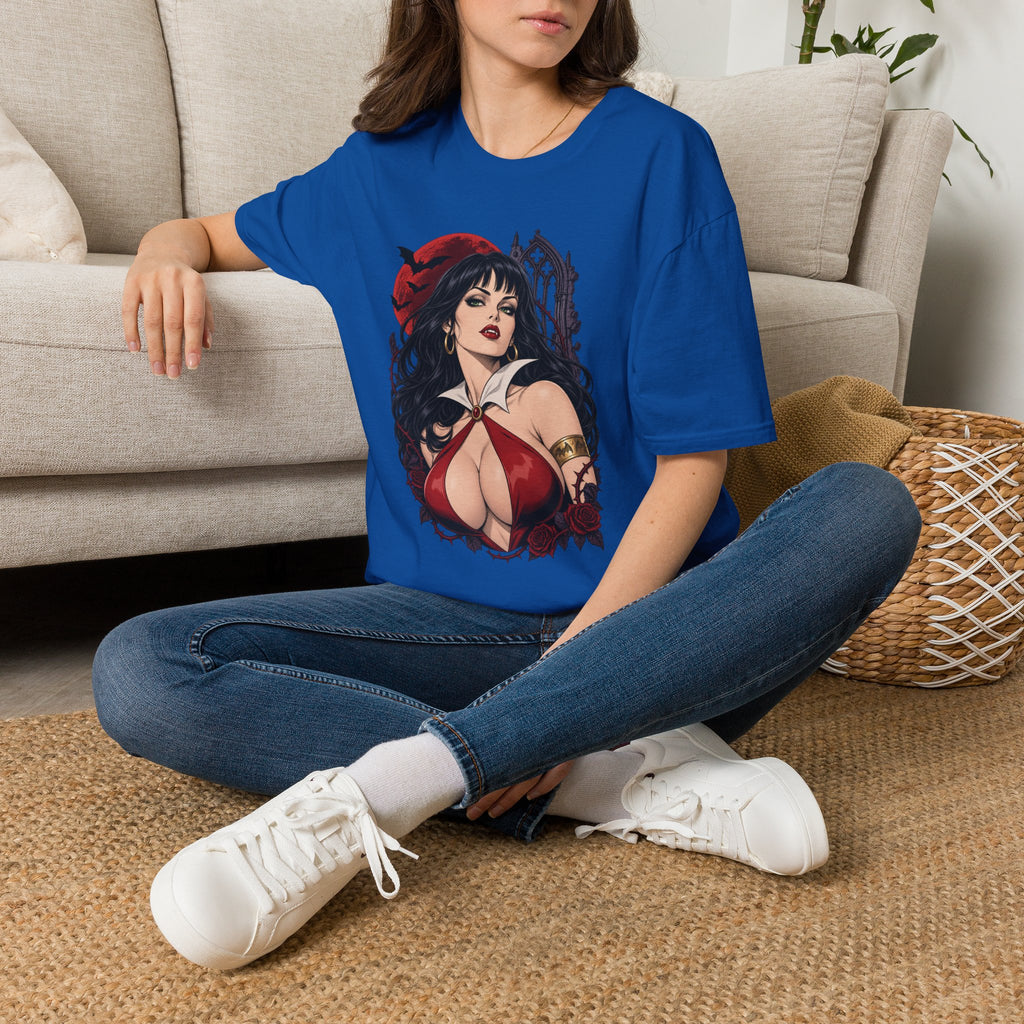 Vampirella | Sexy Halloween Vampire Pin Up Girl Sorceress Graphic T-Shirt