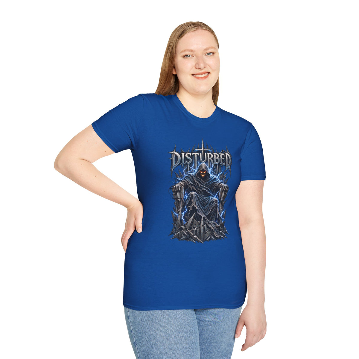 Disturbed | Storm Throne | The Guy | Grim Reaper Band T-Shirt