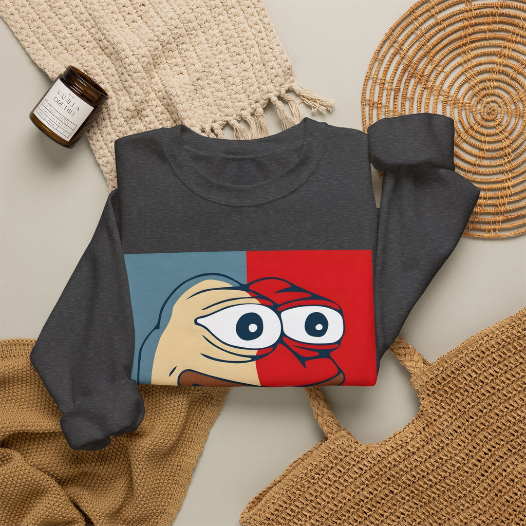 FeelsGoodMan Sweatshirt - Retro Meme Pepe Crewneck