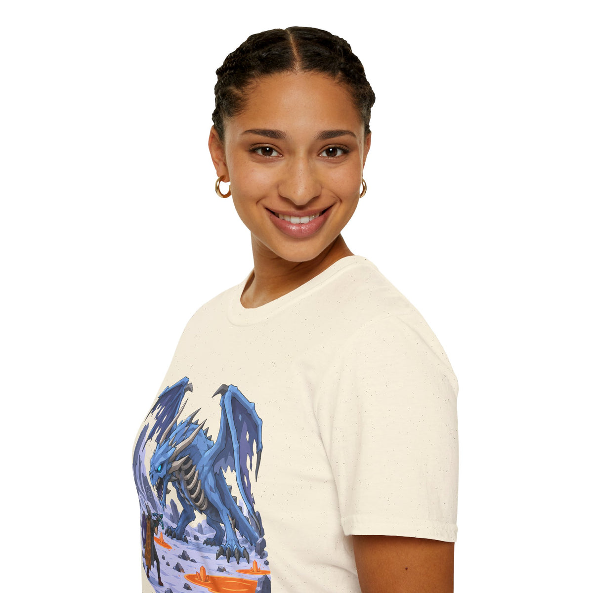 Vorkath Blue Ice Dragon T-Shirt - Fantasy Dragon Graphic Tee