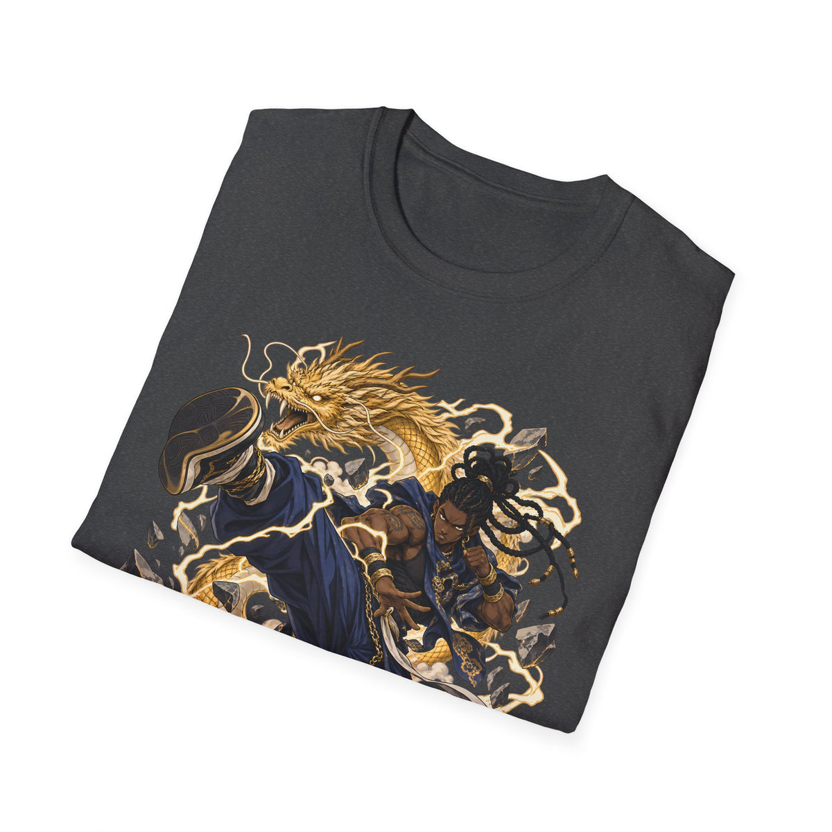 Golden Dragon | Ninja Dragon Kick | Martial Arts Warrior T Shirt