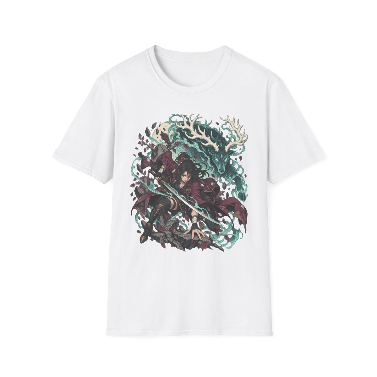 Spirit of the Forest | Fantasy Spirit Samurai T-Shirt