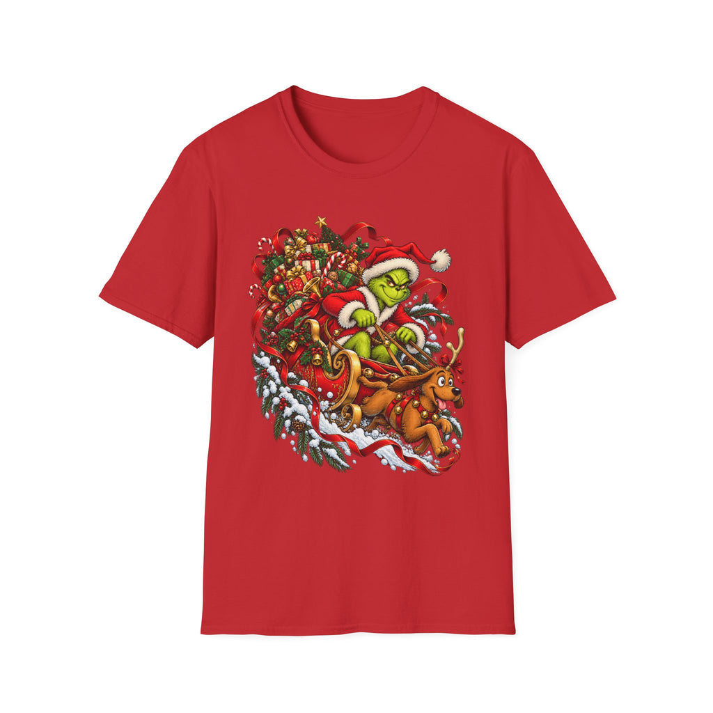 Grinch & Max Sleigh Ride | Funny Christmas T Shirt