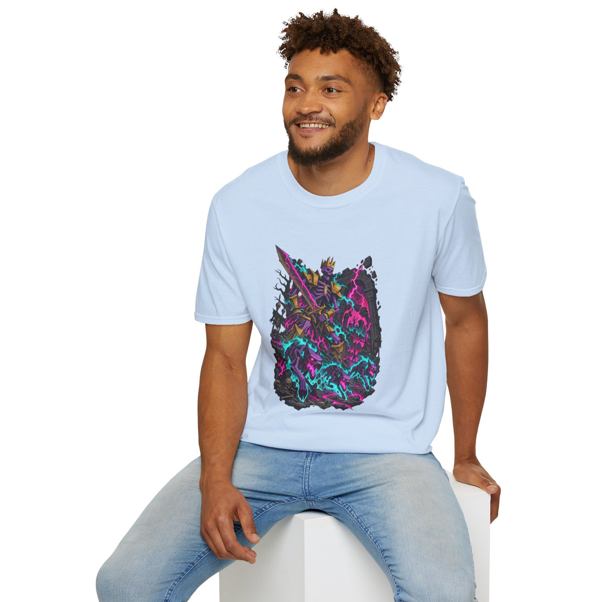 Skeleton Lich King | Final Boss | Gamer Shirt