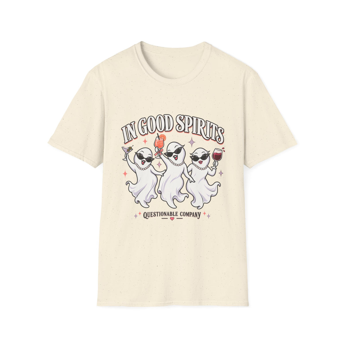 In Good Spirits | Drinking | Ghosts Halloween Tee
