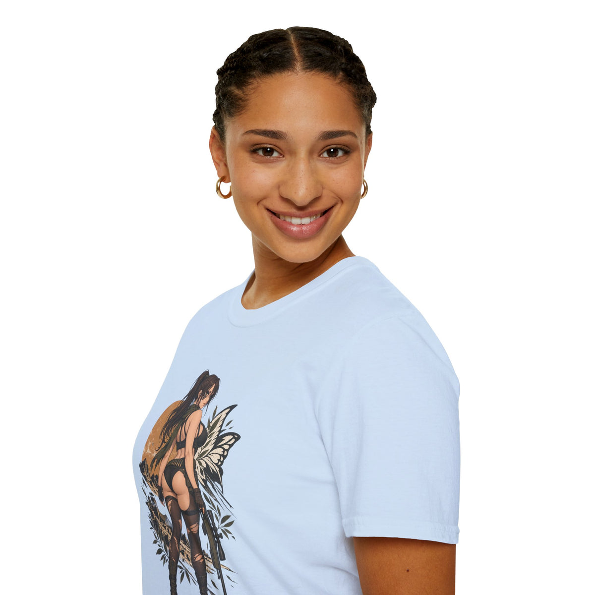 Metal Gear | Quiet | Sexy Pin Up Fantasy Sniper Girl T-Shirt