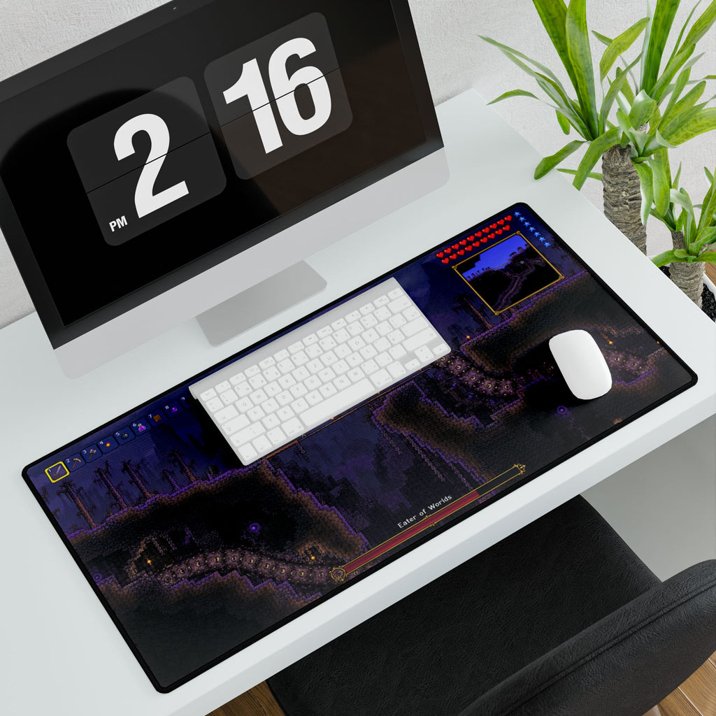 Terraria Desk Mat | Boss Scene