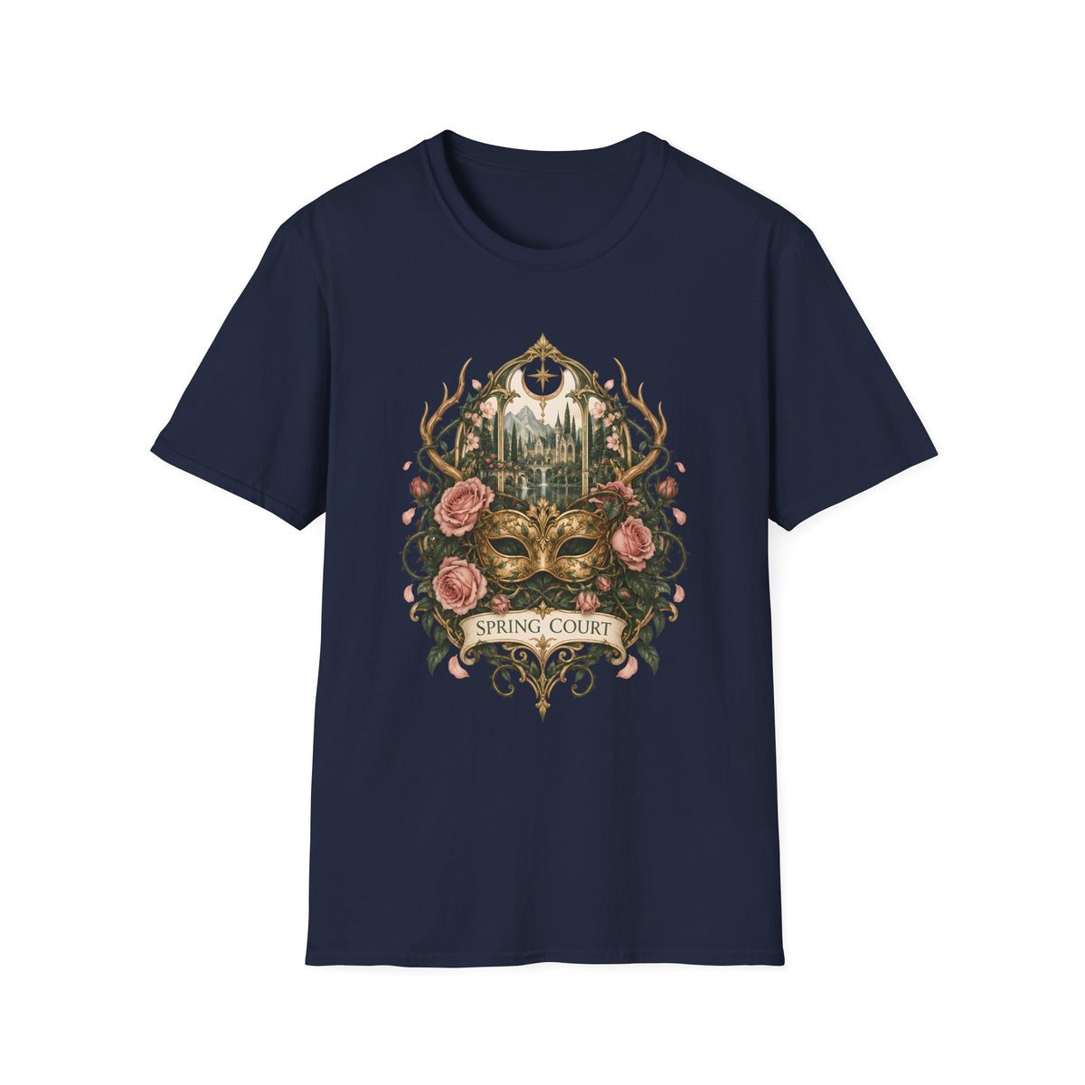 Spring Court | ACOTAR Book Floral Masquerade T-Shirt