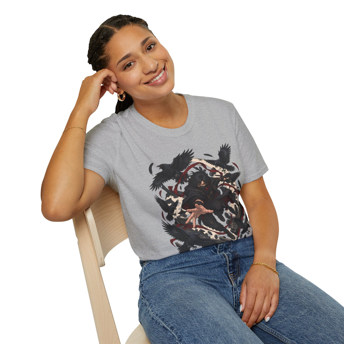 Mater of the Ravens | Japanese Anime Ninja Graphic T Shirt