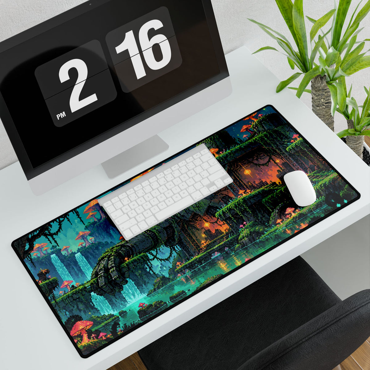 Mystic Forest Guardian Desk Mat