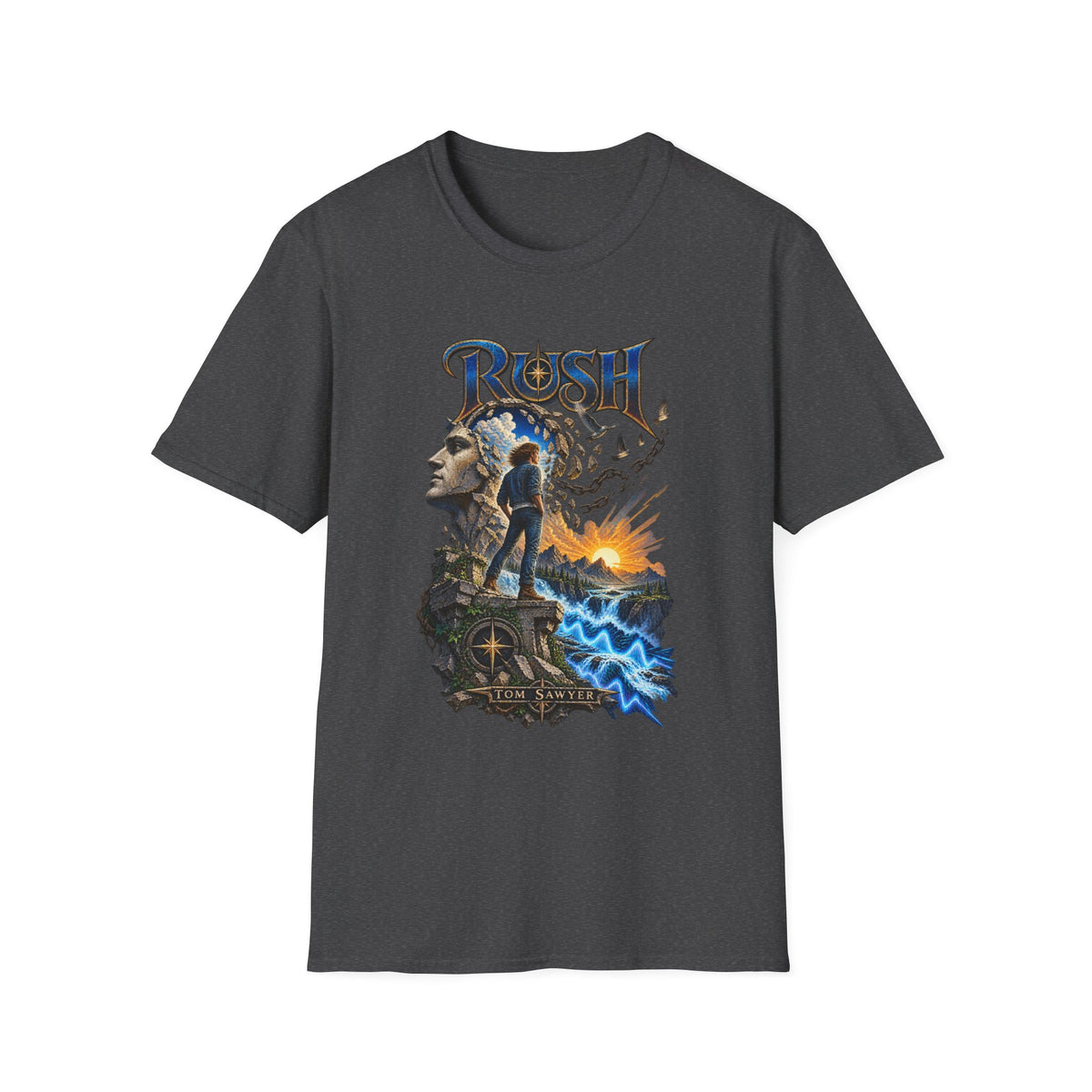 Rush | Tom Sawyer | Legendary Band Graphic T-Shirt