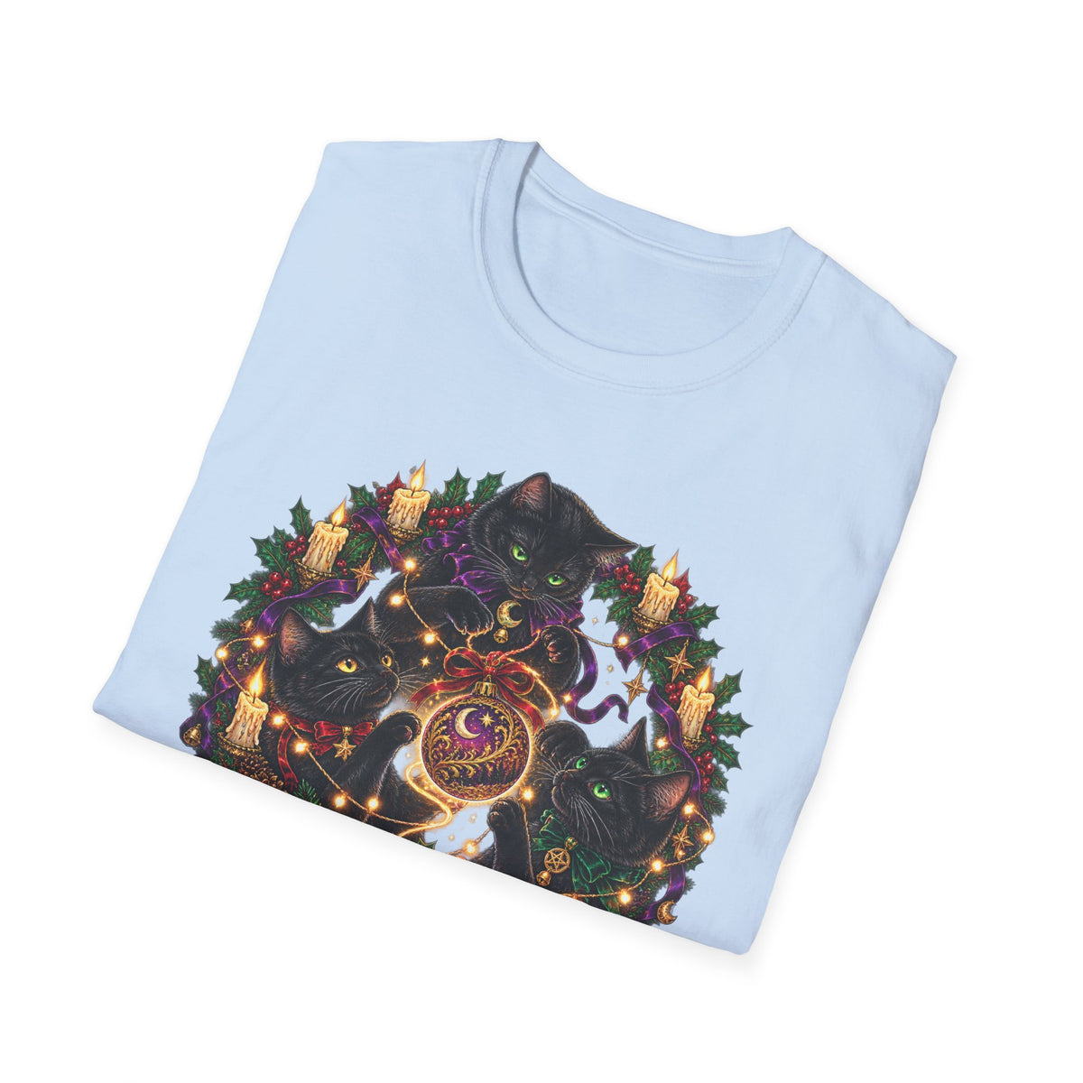 Festive Mischief | Cat Lover Christmas Holiday T-Shirt